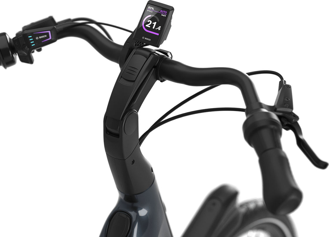 Kiox 300 Gazelle Grenoble C5 E-bike lav anthracite grey