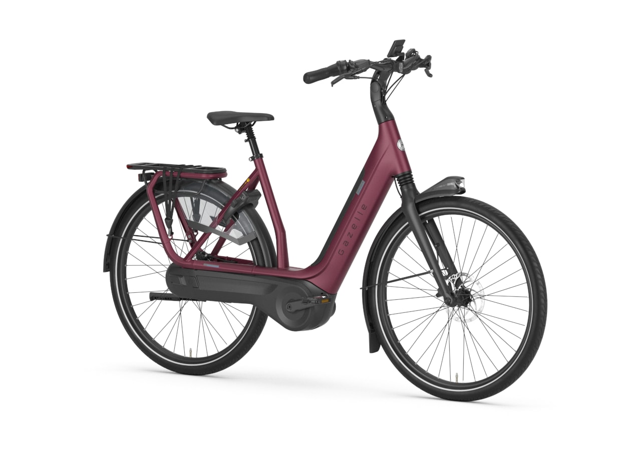 Gazelle Avignon C8 L coral red detail view 0