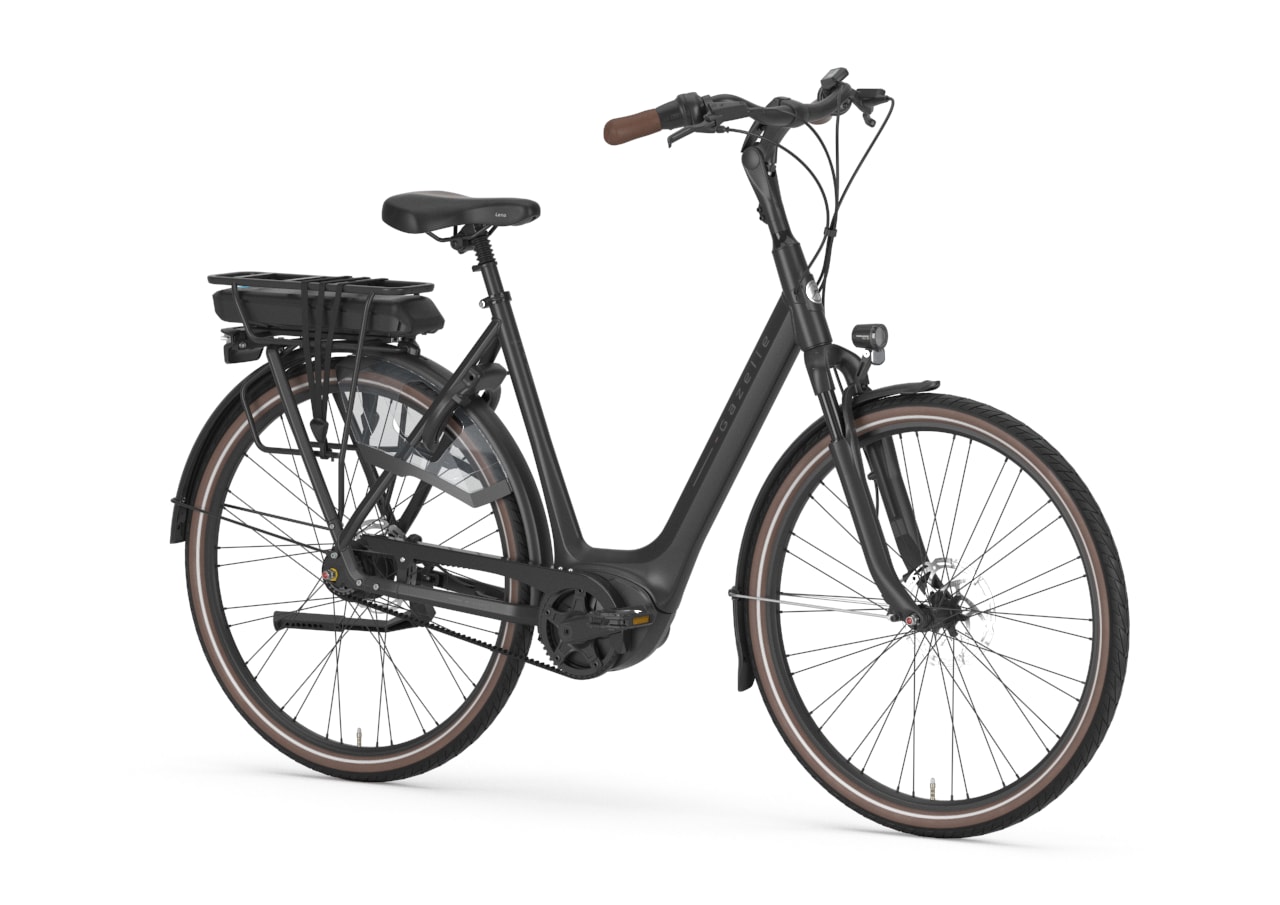 Gazelle Orange C8+ L black detail view 0