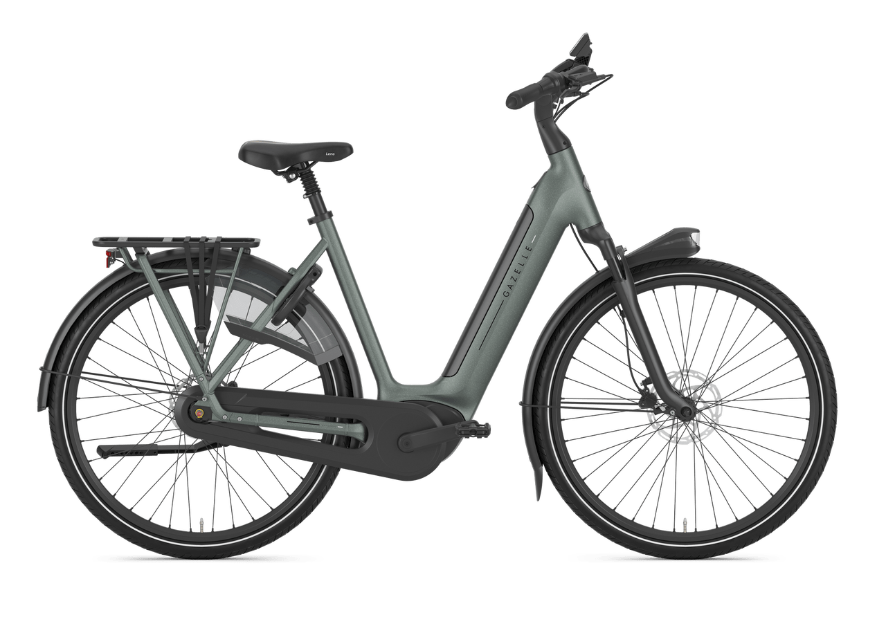 Gazelle Grenoble C8+ E-bike low-step twilight green