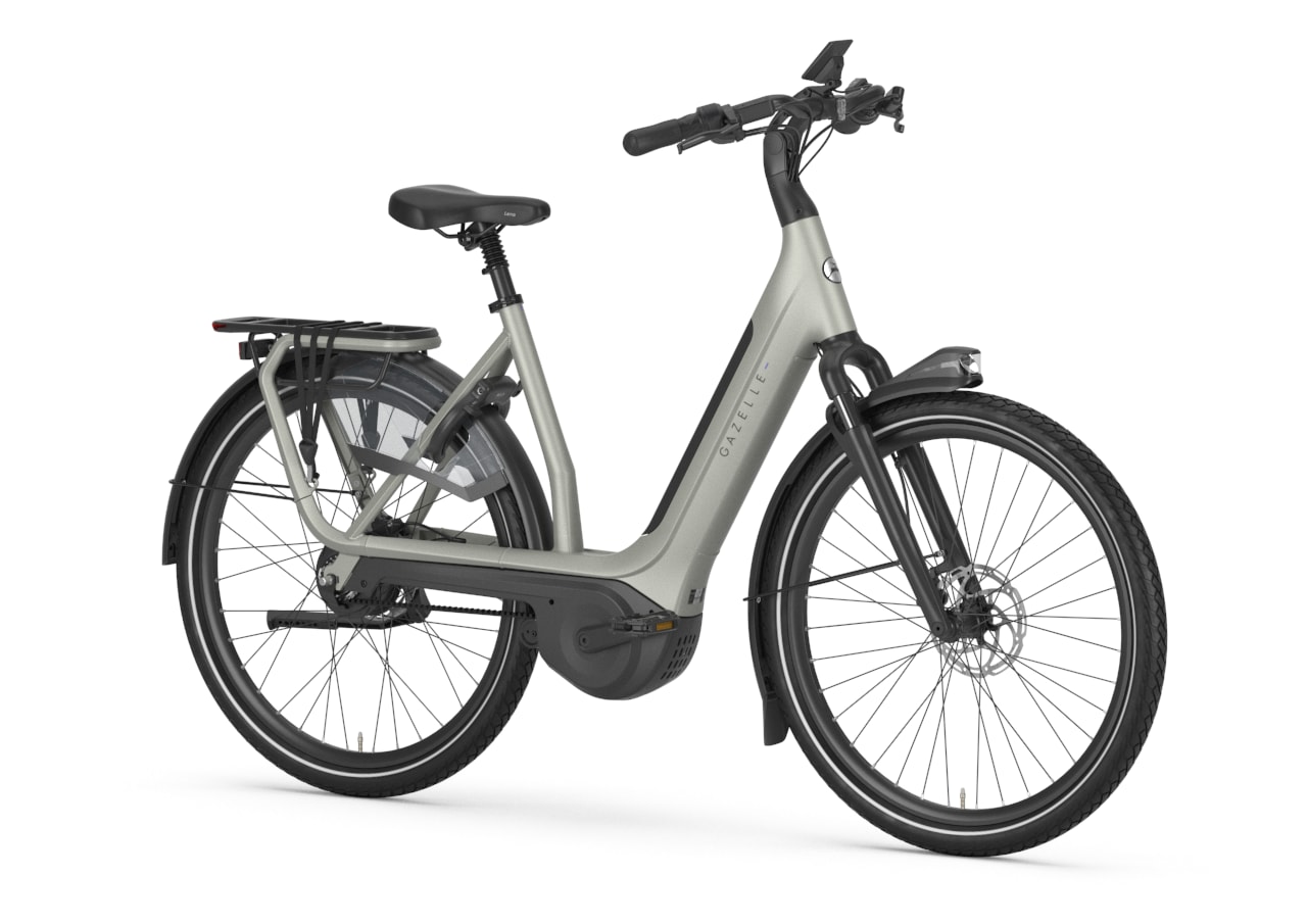 Gazelle Avignon C380 L pebble grey detail view 0