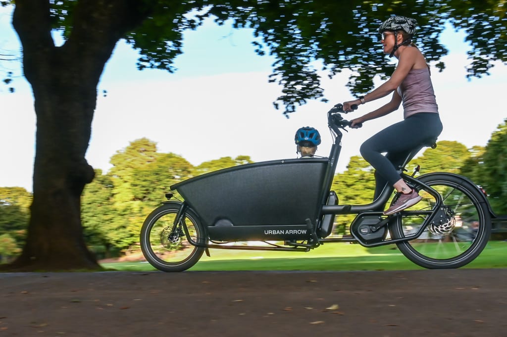 Front Basket, E-Assist, Just Add Kiddo: Urban Arrow Family Cargo Line Bike Review