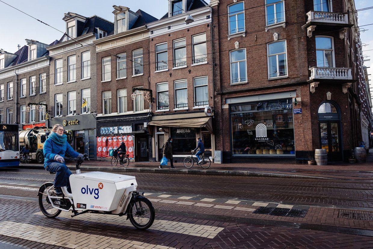 OLVG Urban Arrow Cargo bike in Amsterdam street