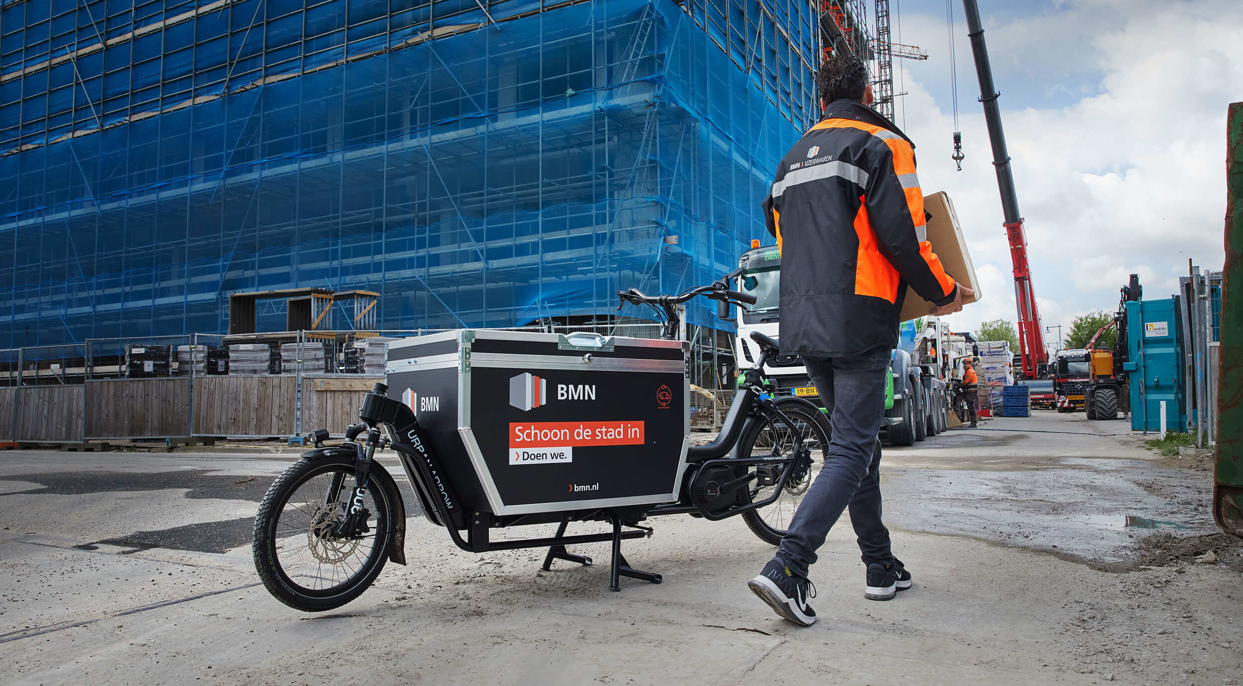 Cargo-Bikes auf Baustellen
