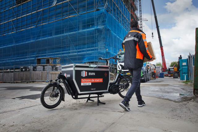 Cargo-Bikes auf Baustellen