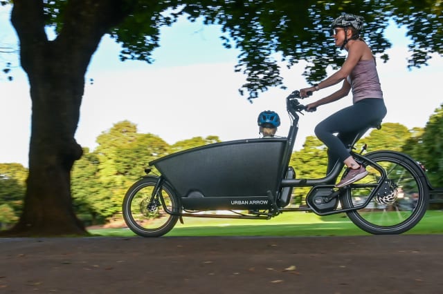 Front Basket, E-Assist, Just Add Kiddo: Urban Arrow Family Cargo Line Bike Review